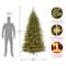 7.5 Ft. Pre-Lit Feel Real® Nordic Spruce Slim Artificial Christmas Tree, Dual Color® LED Lights